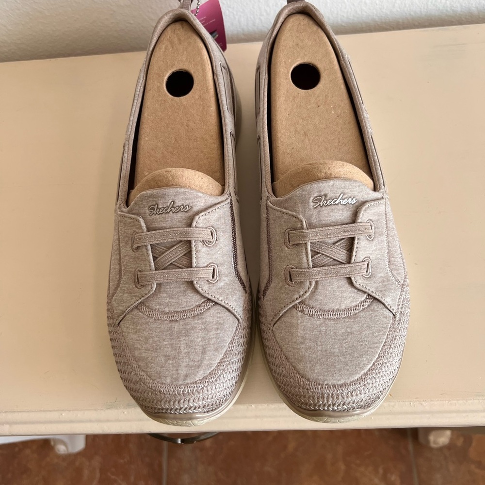 Skechers Women's Taupe Casual Loafers